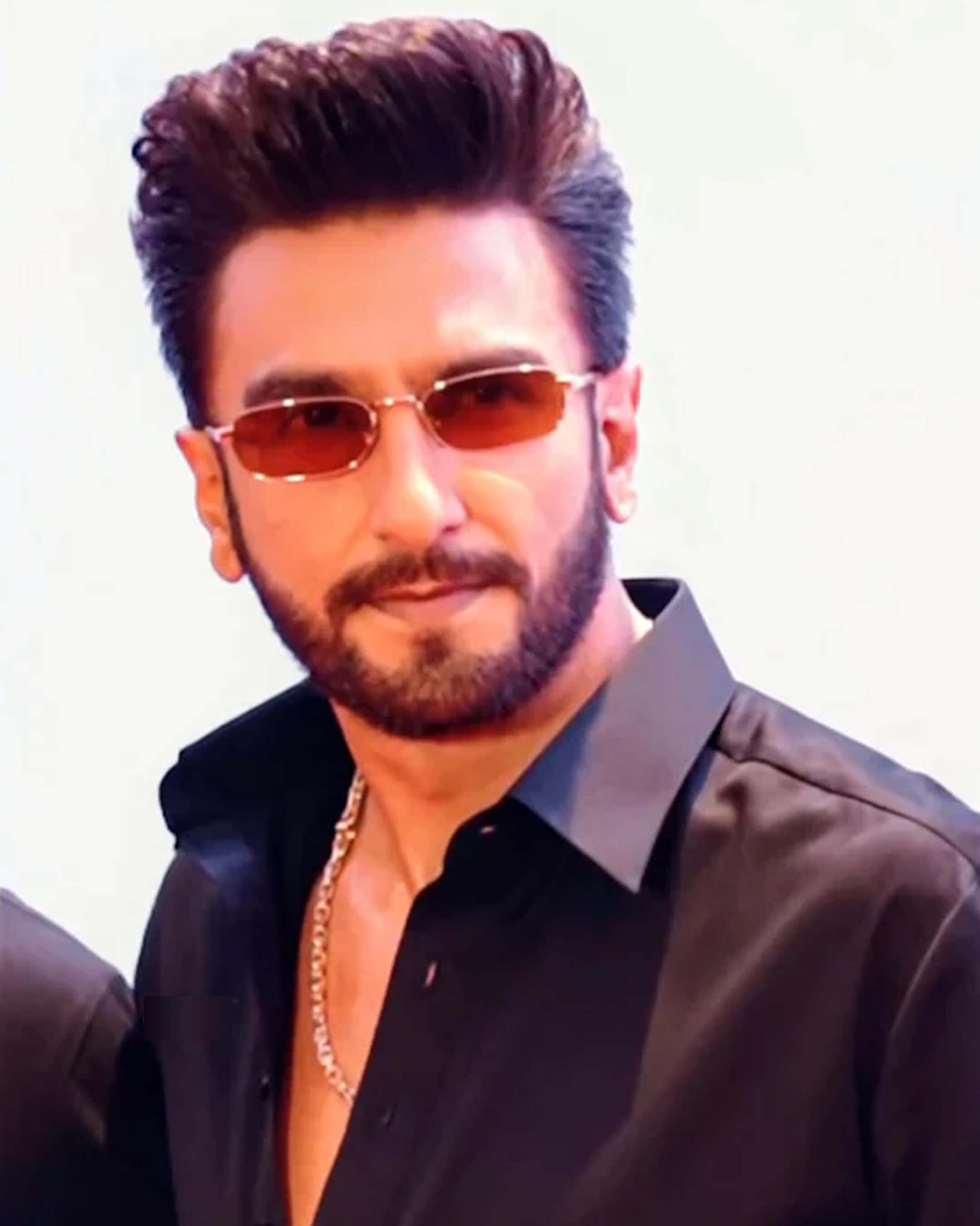 Ranveer Singh Inspired Black Armani Satin Kurta Pajama Set